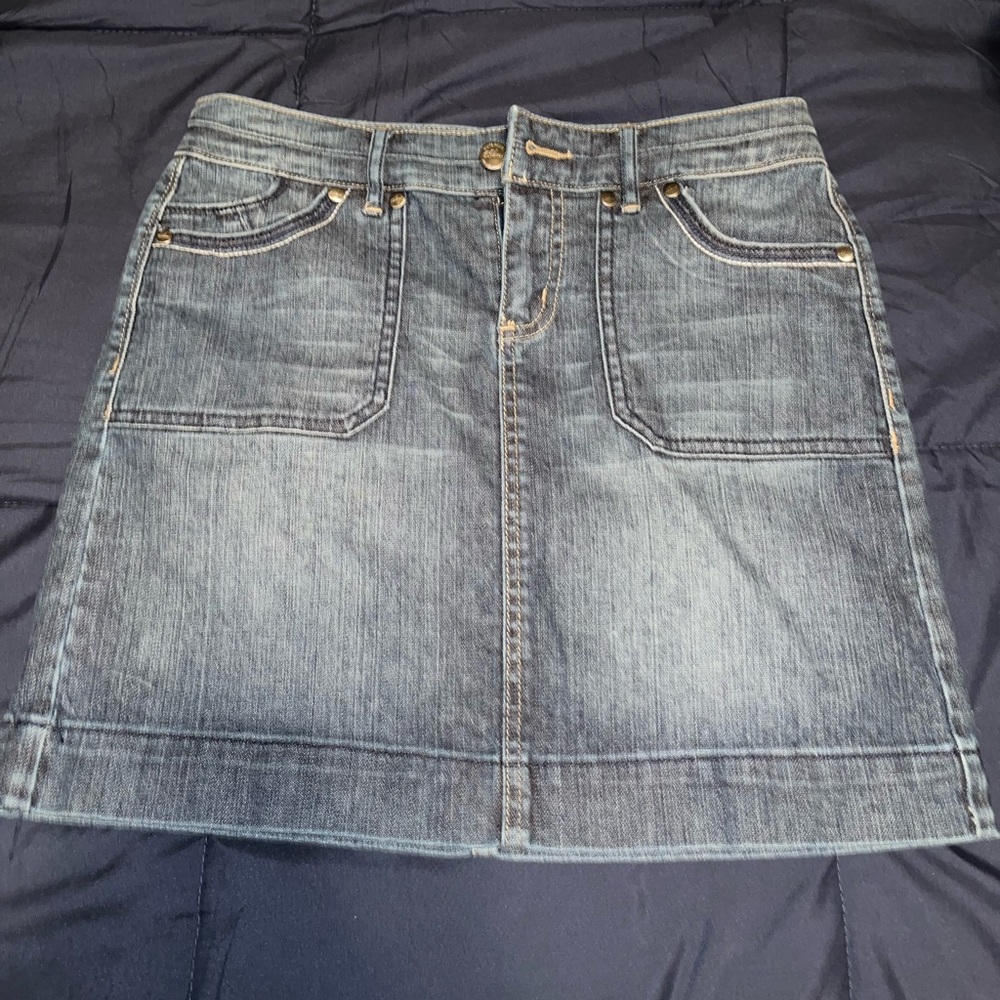 White House Black Market Classic Denim Skirt